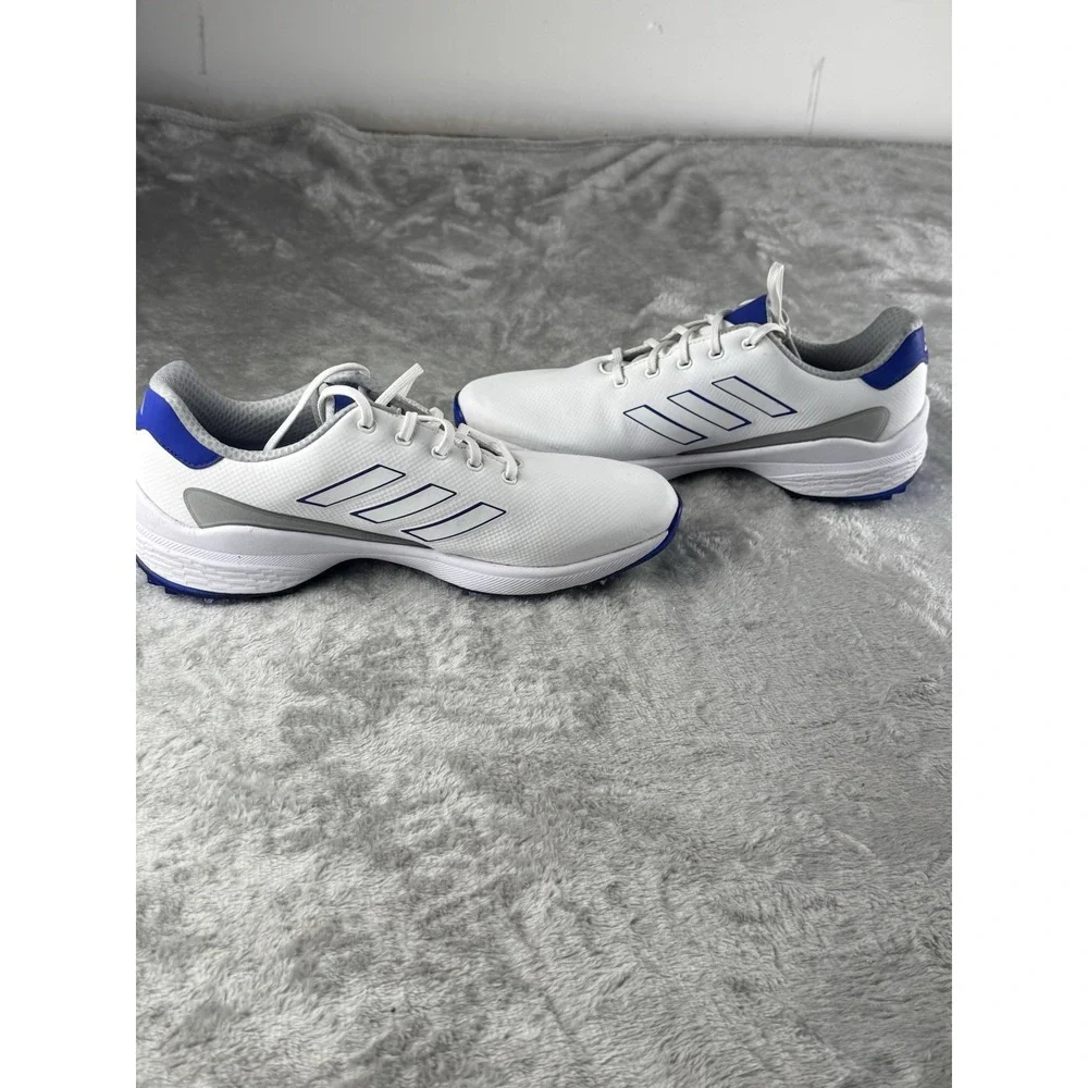 Adidas ZG23 Men's‎ Golf Shoes Size 13 White/Blue | Lightstrike | Waterproof
